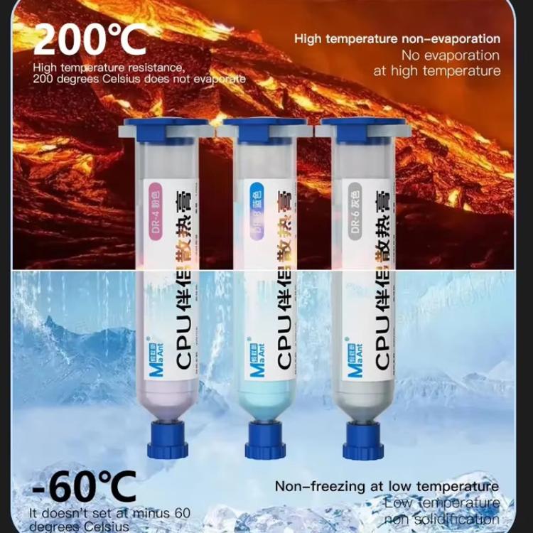 MaAnt Thermal Conductive Silicone Grease CPU Thermal Grease Computer Graphic Card Cooling Universal Thermal Conductive, DR-4, DR-6, DR-8