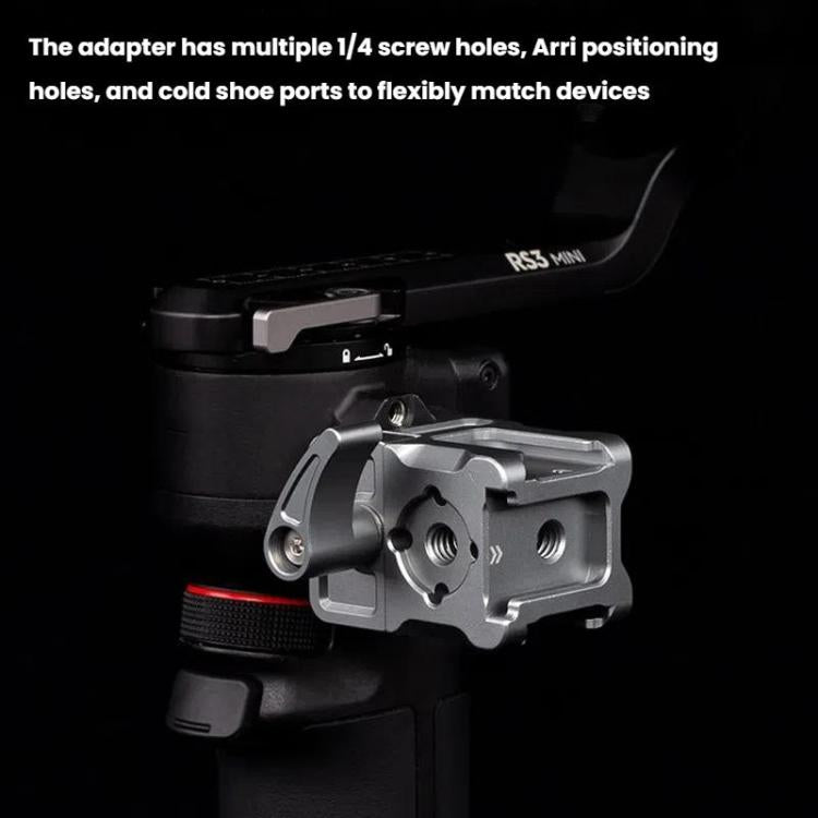 لمثبت سلسلة DJI Ronin، محول الحذاء البارد XILETU سريع الفك من NATO، XDS-14