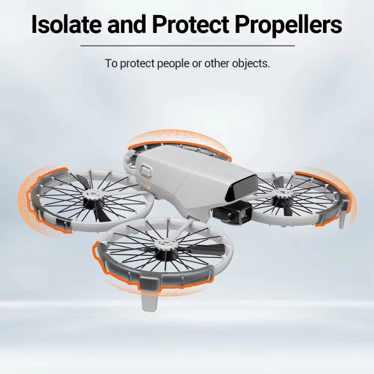 لـ DJI Flip RCSTQ Paddle Protector Shock Protector Anti-Scratch and Anti-Track Ring