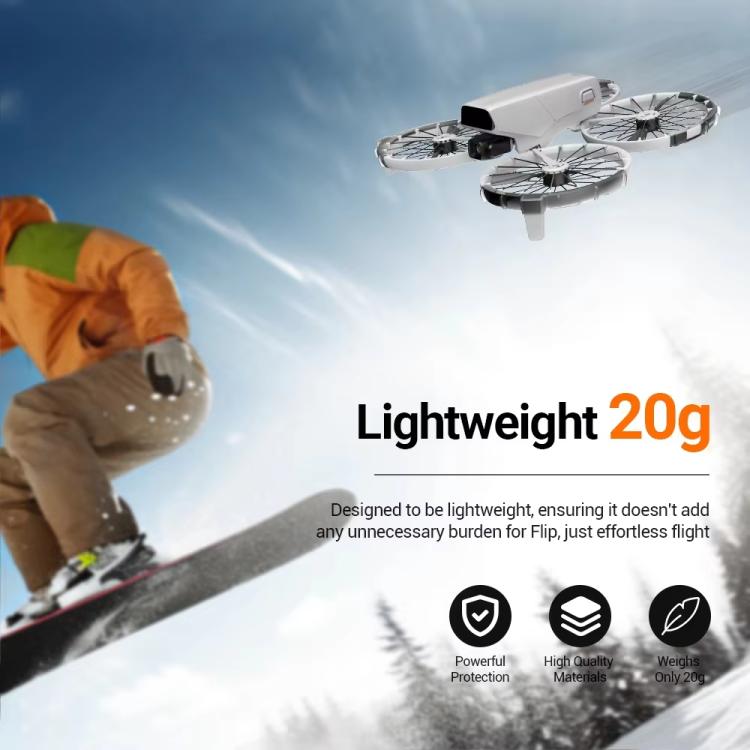 لـ DJI Flip RCSTQ Paddle Protector Shock Protector Anti-Scratch and Anti-Track Ring