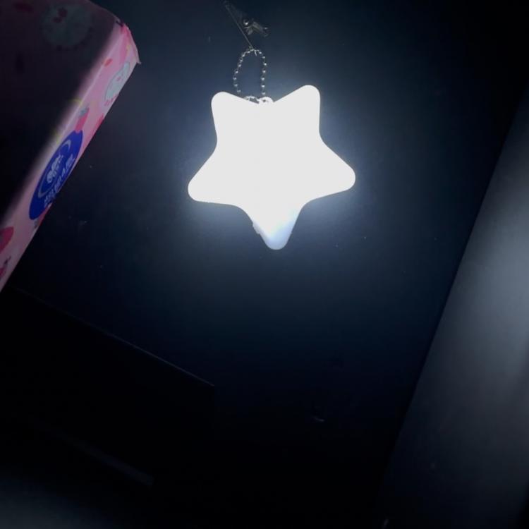 Handbag Purse Light Touch Sensor Lamp Automatic Sensor Night Light, Heart-shaped, Pentagram