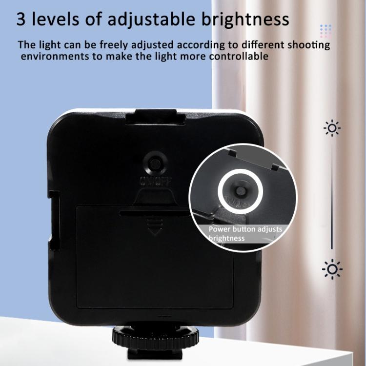 Selfie Fill Light 3 Color Temperature Clip On Lamp with PTZ & Tripod Kit