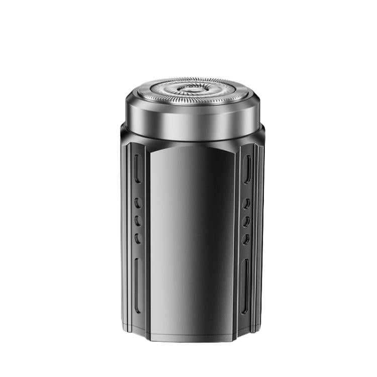 Portable Electric Shaver for Men with LCD Display – Travel-Friendly Mini Shaver, USB Type-C Fast Charging, Waterproof & Washable Design, 6-blade Head Dark Metallic Gray, Floating Blade Dark Metallic Gray, 6-blade Head Black, Floating Blade Black