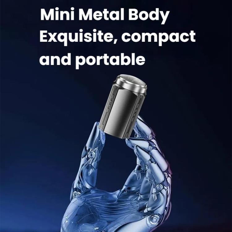 Portable Electric Shaver for Men with LCD Display – Travel-Friendly Mini Shaver, USB Type-C Fast Charging, Waterproof & Washable Design, 6-blade Head Dark Metallic Gray, Floating Blade Dark Metallic Gray, 6-blade Head Black, Floating Blade Black
