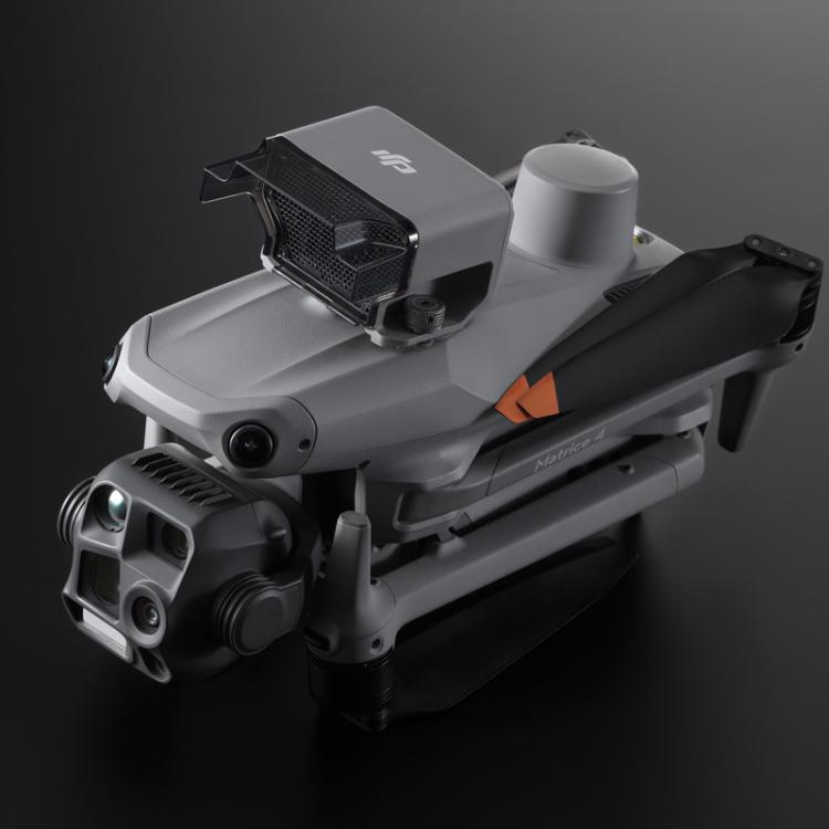 دعم مكبر الصوت DJI AS1 للاستخدام مع طائرات DJI Matrice 4 Series، مكبر صوت AS1