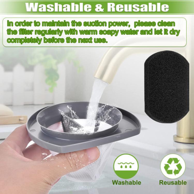 For Bissell Bissell 2033 Filter Cartridge Vacuum Cleaner Accessories Hepa Filter Cartridge, 10pcs Sponge, 10pcs Filter