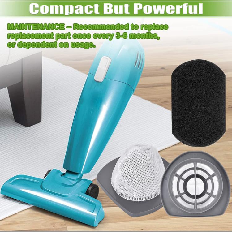 For Bissell Bissell 2033 Filter Cartridge Vacuum Cleaner Accessories Hepa Filter Cartridge, 10pcs Sponge, 10pcs Filter