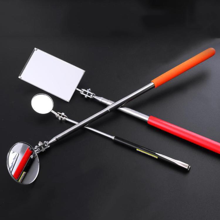 Stainless Steel Universal Rotating Telescopic Folding Viewfinder, Round 30mm, Orange 50mm, Square 85x52mm, Square with Light 65x40mm, Dual-color Round 30mm
