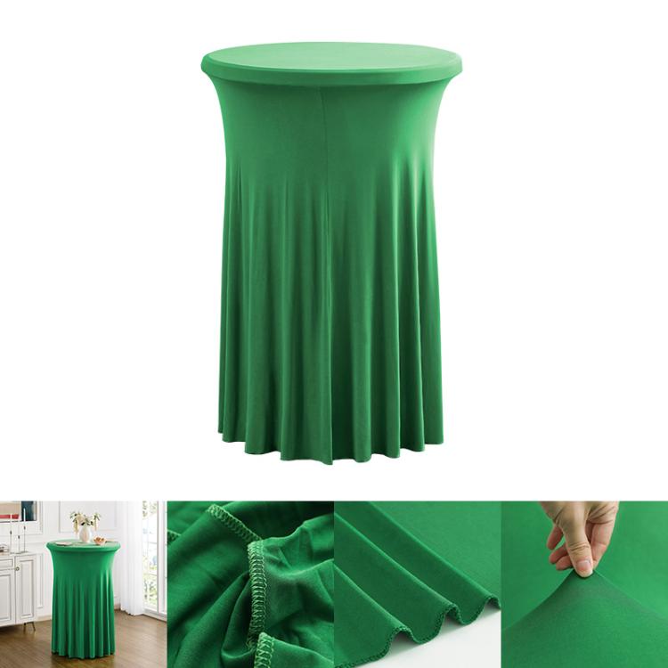 Simple Premium Feeling Business Conference Cocktail Bar Cover Round Sundress Stretch Table Cover, 60x110cm, 70x110cm, 80x110cm