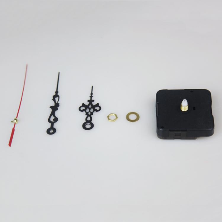 حركة ساعة كوارتز مؤطرة بخياطة متقاطعة لغرفة المعيشة، قطع غيار حركة ساعة حائط DIY، ثواني قفزة