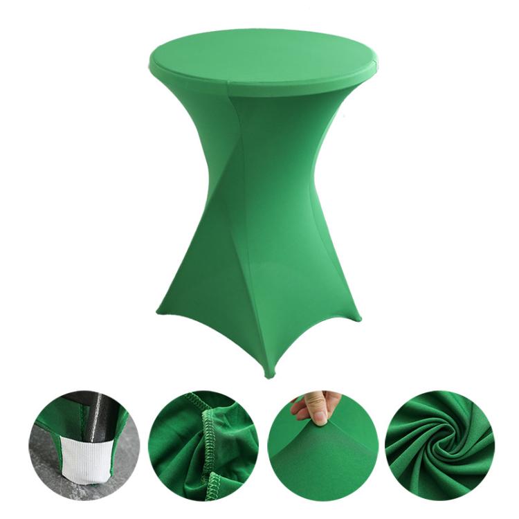 Cocktail Bar Table Cover For Hotel Wedding Decoration Stretch Polyester Banquet Round Table Cover, 60x110cm, 70x110cm, 80x110cm