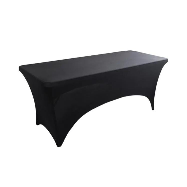 Rectangular Elastic Table Cover Hotel Restaurant Wedding Banquet Party Long Table Decoration Tablecloth, 122x75x75cm, 153x75x75cm, 183x75x75cm, 244x75x75cm
