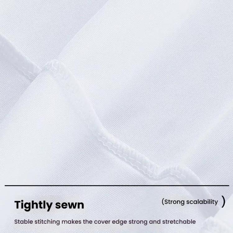 Elastic Spandex Table Cover Hotel Wedding Decor Solid Color Cocktail Round Bottom Bar Cover, 60cm Round, 80cm Round