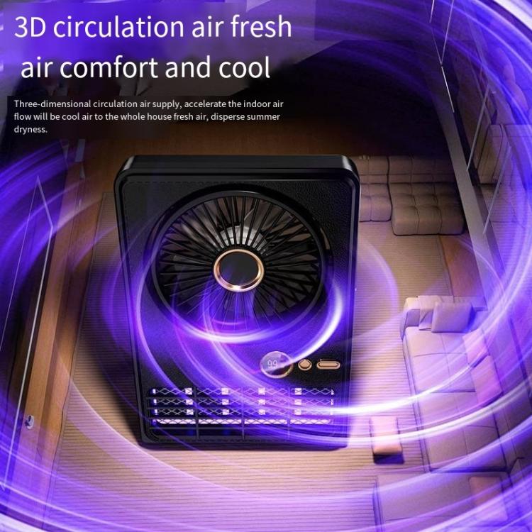 2-in-1 Household Electric Fan Mosquito Killer Lamp LED Digita lDesktop Fan