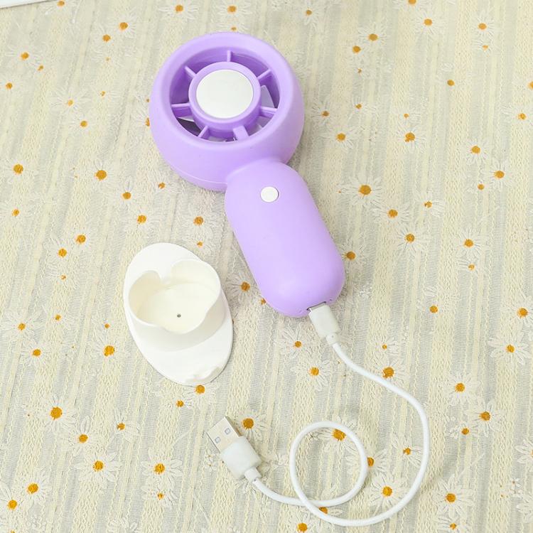 Handheld Rechargeable Fan Outdoor Camping Cooling Fan With Phone Holder Base
