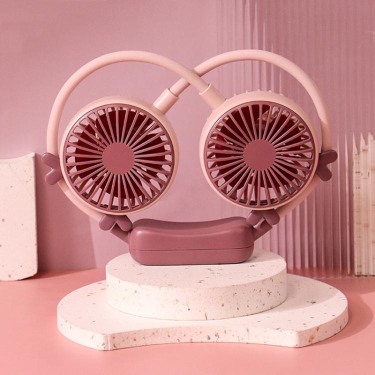 Outdoor Folding Mini Neck Fan Portable USB Rechargeable Summer Gift Fan