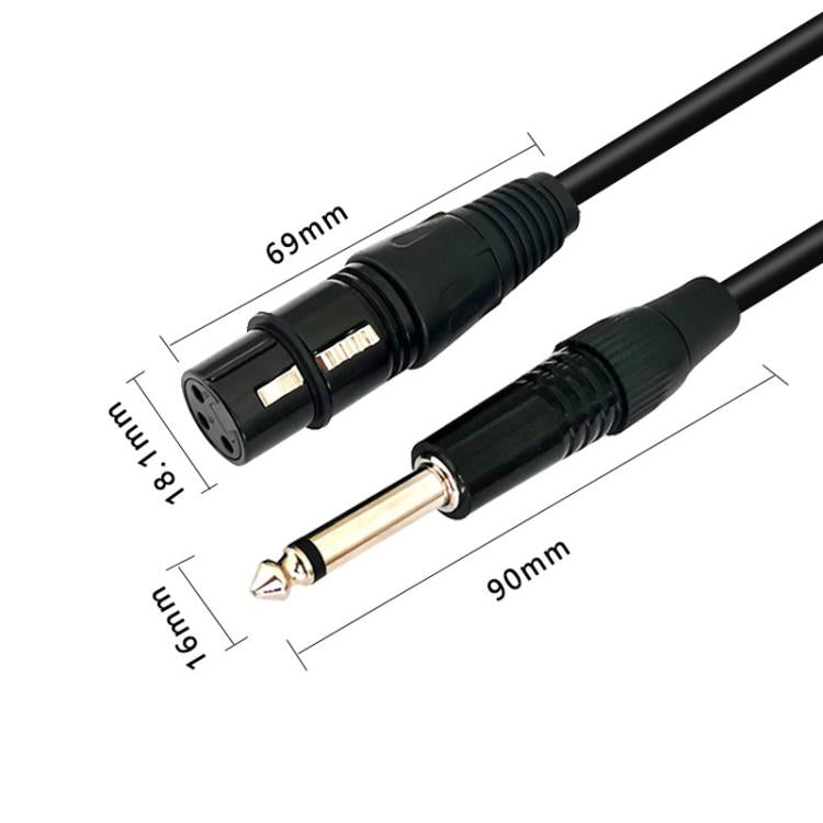 VEGGIEG 3Pin XLR Speaker Loudspeaker Cable Mixer Balanced Audio Microphone Cable