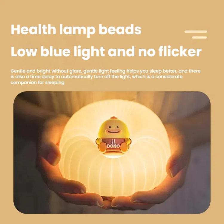 ICARER FAMILY IF-YD01 Cartoon Silicone Night Light Bedroom Bedside Lamp Baby Feeding Lamp