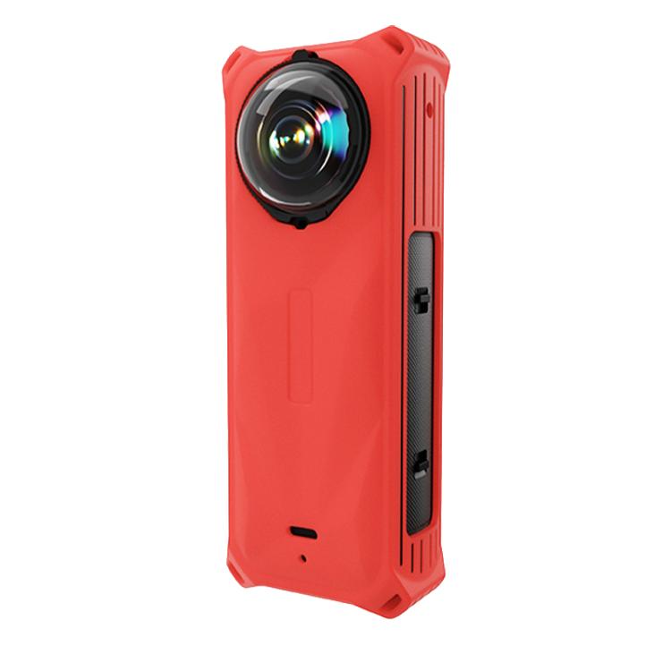 جراب سيليكون لكاميرا Insta360 X5 مع غطاء عدسة واقٍ مقاوم للصدمات