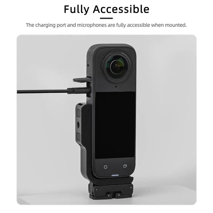 لـ Insta360 X5 / X4 Sunnylife X4-ZJ826 حامل تحويل على شكل حرف L ملحق توسيع محول مغناطيسي، X4-ZJ826