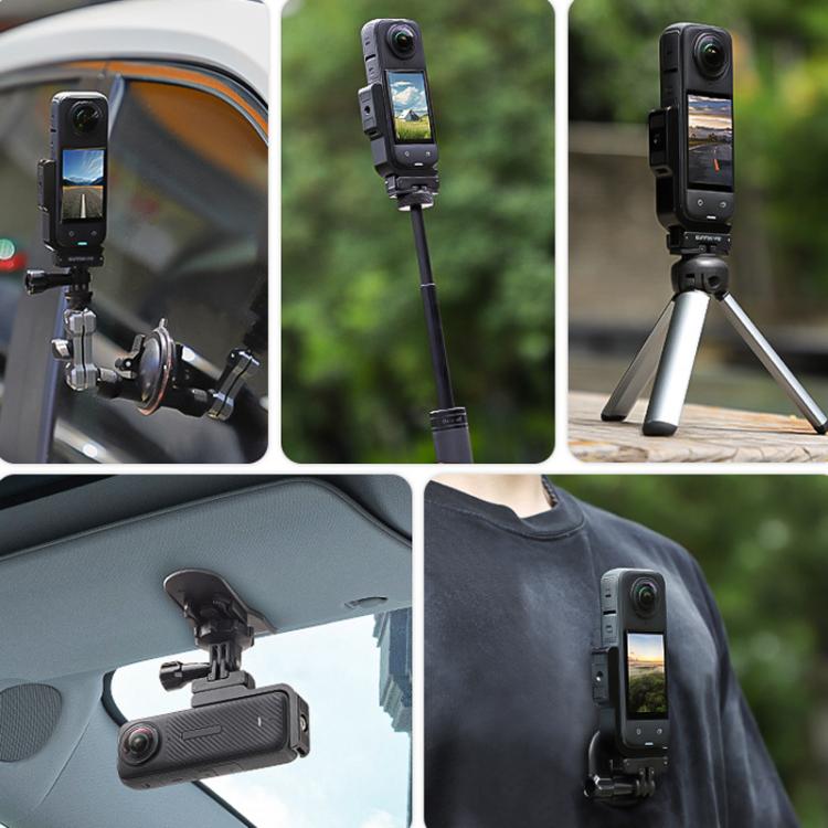 لـ Insta360 X5 / X4 Sunnylife X4-ZJ826 حامل تحويل على شكل حرف L ملحق توسيع محول مغناطيسي، X4-ZJ826