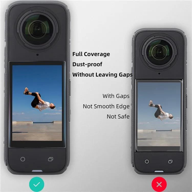 فيلم Sunnylife المنحني المقسى عالي الدقة المضاد للانفجار والسقوط والخدش، لـ Insta360 X5 / X4، لـ Insta360 X5 / X4 مجموعتان