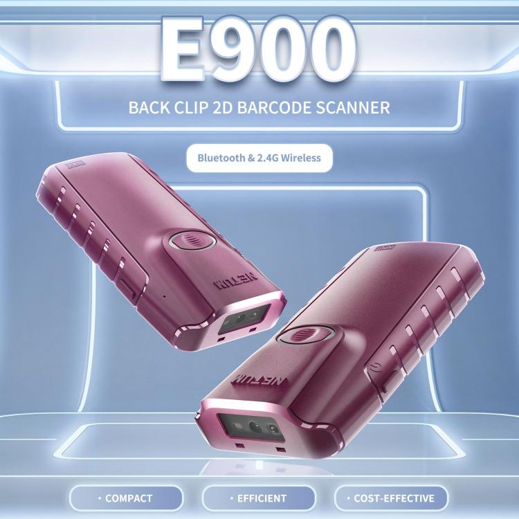 Cell Phone Back Clip Portable 1/2 Code Wireless Bluetooth Scanner