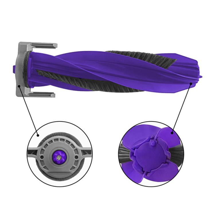For NARWAL J4 Sweeper Accessories, Main Brush, 1pair Side Brushes, White Rag, Integrated Dust Bag With Filter