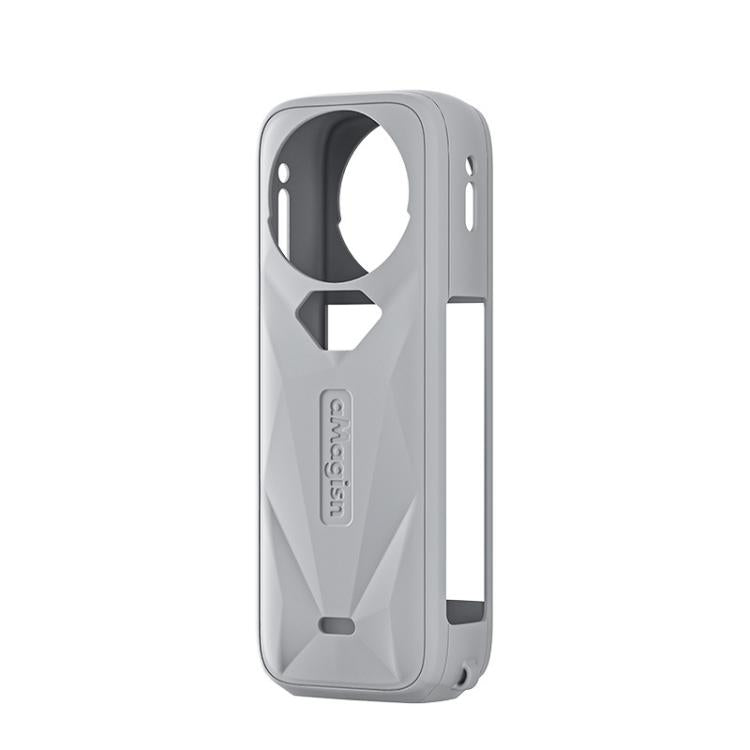 ملحقات حماية كاميرا الحركة Insta360 X5، جراب aMagisn للجسم وغطاء عدسة أسود، جراب aMagisn للجسم وغطاء عدسة رمادي، جراب aMagisn للجسم أسود، جراب aMagisn للجسم رمادي