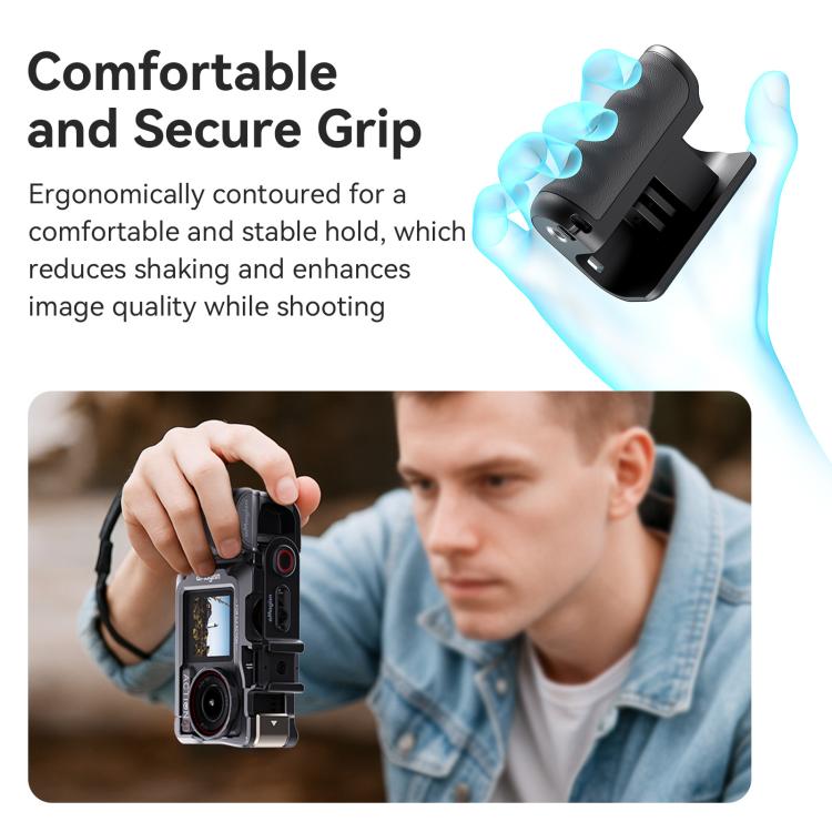 مقبض مجموعة قبضة aMagisn Xplorer لتصوير فيديوهات الشوارع لكاميرات Insta360 وDJI Action وGoPro Hero Series Action، لكاميرات Insta360 وDJI Action وGoPro
