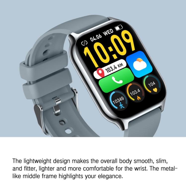 Blood Oxygen / Sleep / Heart Rate Health Monitoring Smart Watch Square Sports Double Strap Watch