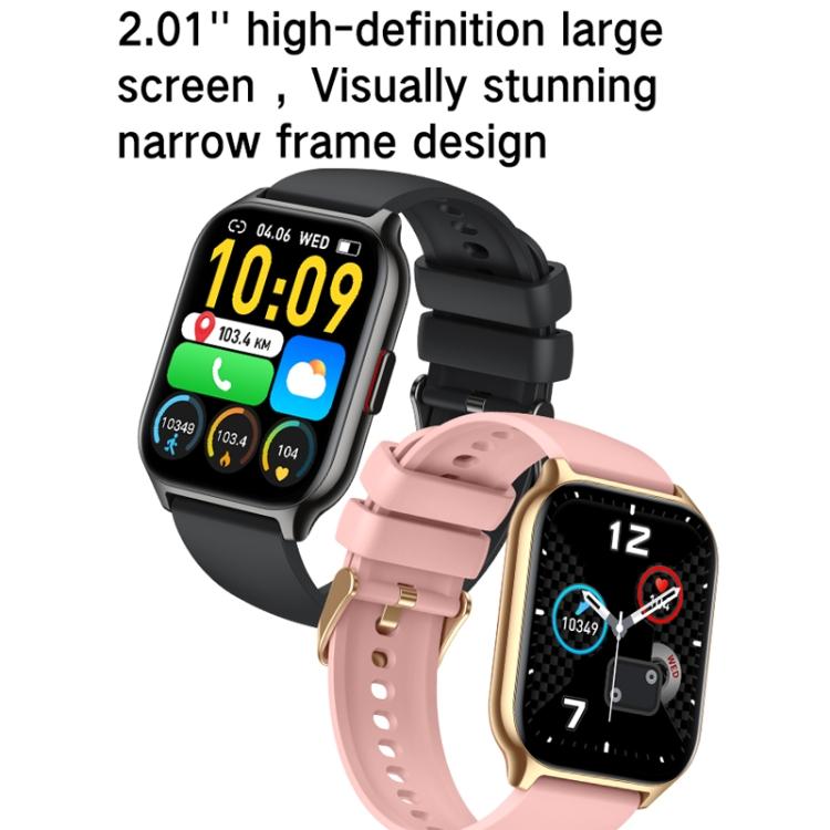 Blood Oxygen / Sleep / Heart Rate Health Monitoring Smart Watch Square Sports Double Strap Watch