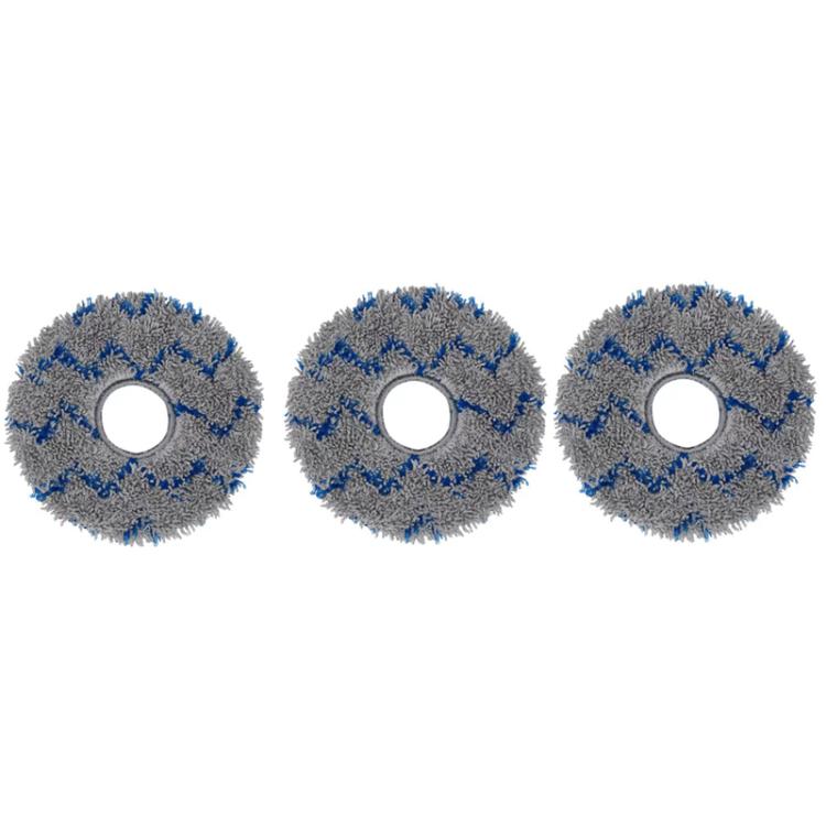 For ECOVACS Deebot T30 Pro / MAX Auto Sweeper Accessories, 4pcs Side Brushes, Roller Brush, 3pcs White Wave Wipes, 3pcs Gray Wave Wipes, 3pcs White Wipes, 3pcs Chenille Wipes, 3pcs Dust Bag
