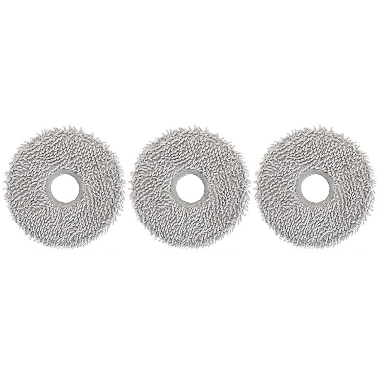 For ECOVACS Deebot T30 Pro / MAX Auto Sweeper Accessories, 4pcs Side Brushes, Roller Brush, 3pcs White Wave Wipes, 3pcs Gray Wave Wipes, 3pcs White Wipes, 3pcs Chenille Wipes, 3pcs Dust Bag