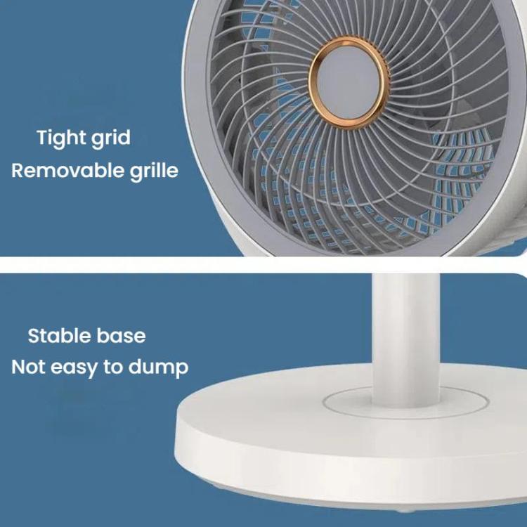 Air Circulation Fan Turbo Light Convection Standing Fan Remote Control Timer Floor Fan