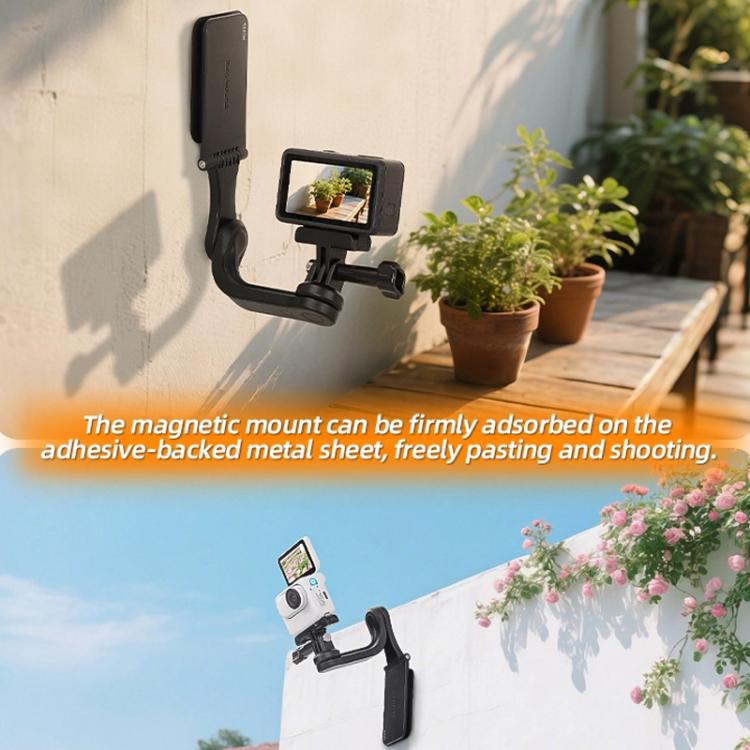 Sunnylife MJ996 Sports Camera Multi-Axis Rotating Magnetic Mount, MJ996