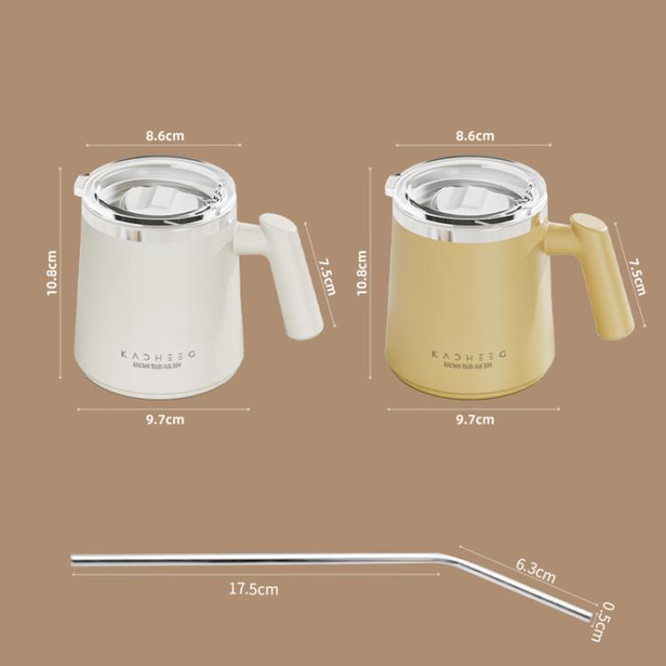 Kacheeg 430ml 304 Stainless Steel Vacuum Insulated Tumbler with Lid & Straw