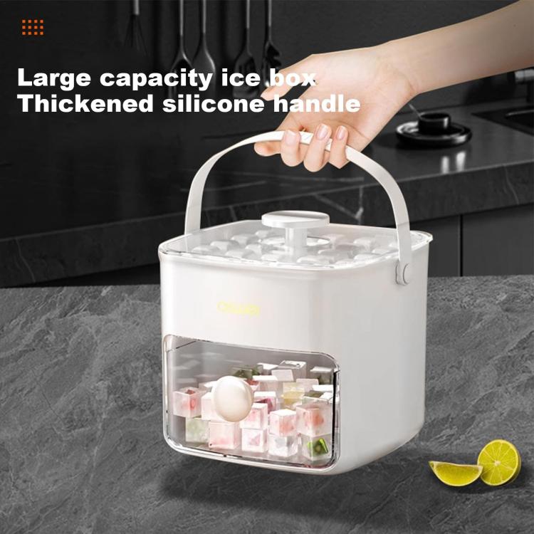 Kacheeg 2-In-1 Double Layer Ice Cube Tray With Storage Container Easy Push Release Mold