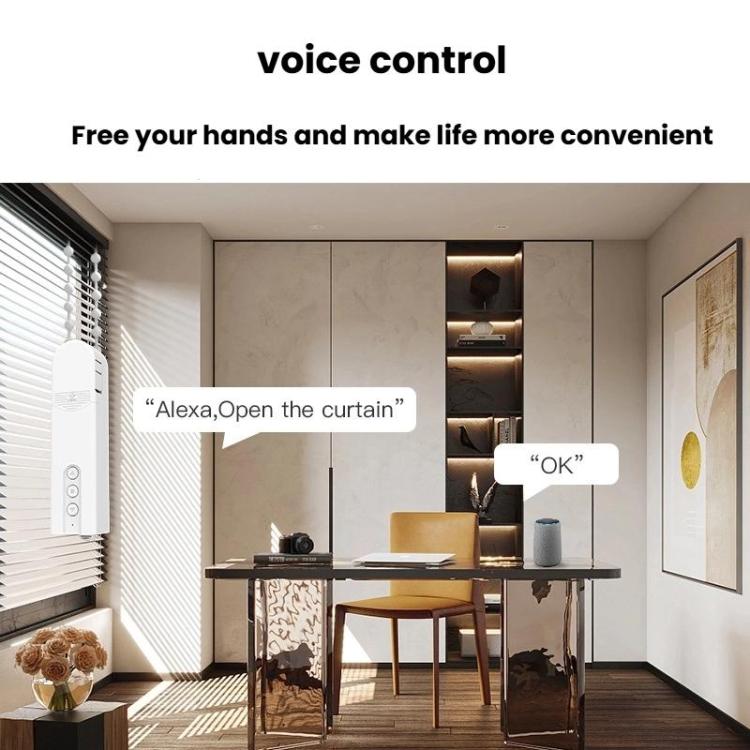 Remote Control Smart Motor Automatic Curtain Pull Cord, Bluetooth Motor, External WiFi Motor, Zigbee Motor, Built-in WiFi Motor