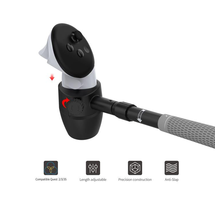 For Meta Quest 3S / 3 / 2 DOBE TY-3881 Handle Golf Club Universal Sports Club Grip