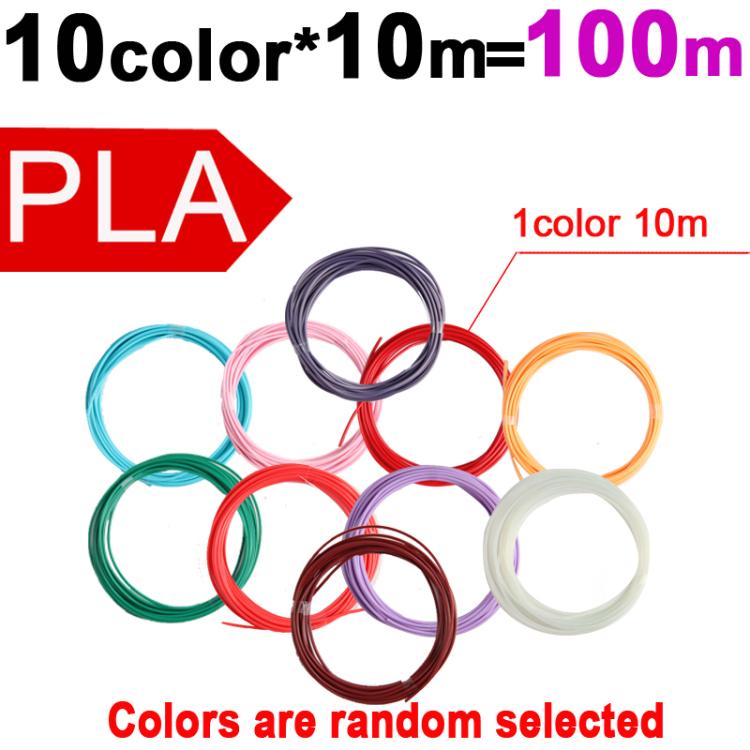PLA 3D Printer Filament 1.75mm Multicolor Filament Bundle for 3D Pen & Crafting