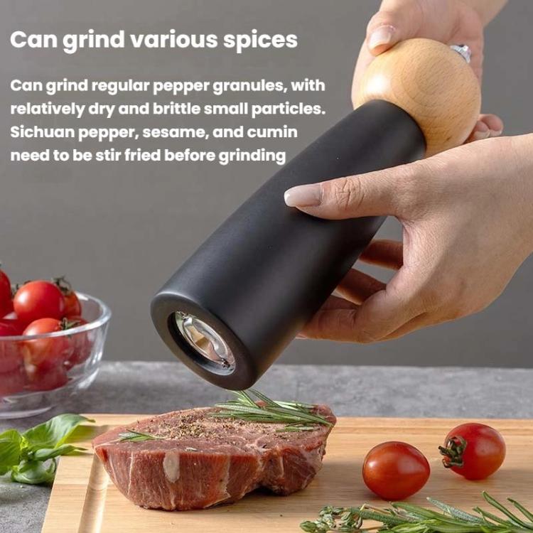 Round Head Manual Pepper Mill Ceramic Core Kitchen Tool, 4 inch With Box, 8 inch With Box