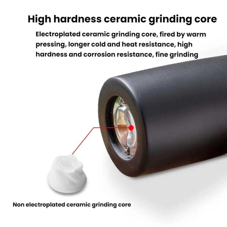 Round Head Manual Pepper Mill Ceramic Core Kitchen Tool, 4 inch With Box, 8 inch With Box