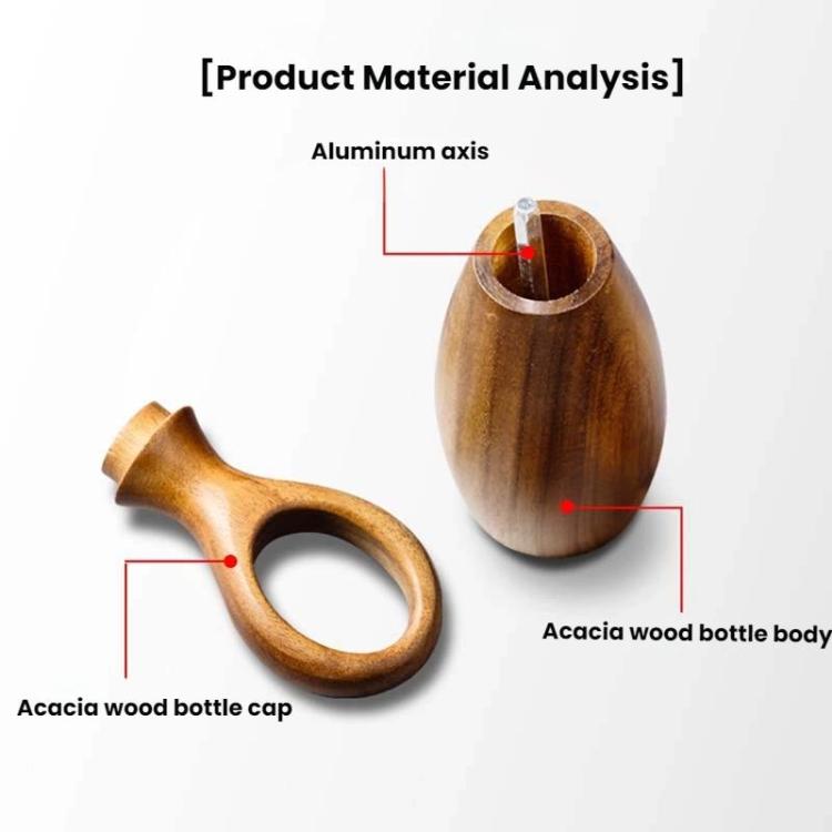 7 Inch Manual Acacia Wood Ceramic Core Grinder Multi Purpose Grinder, Single, Double+Base