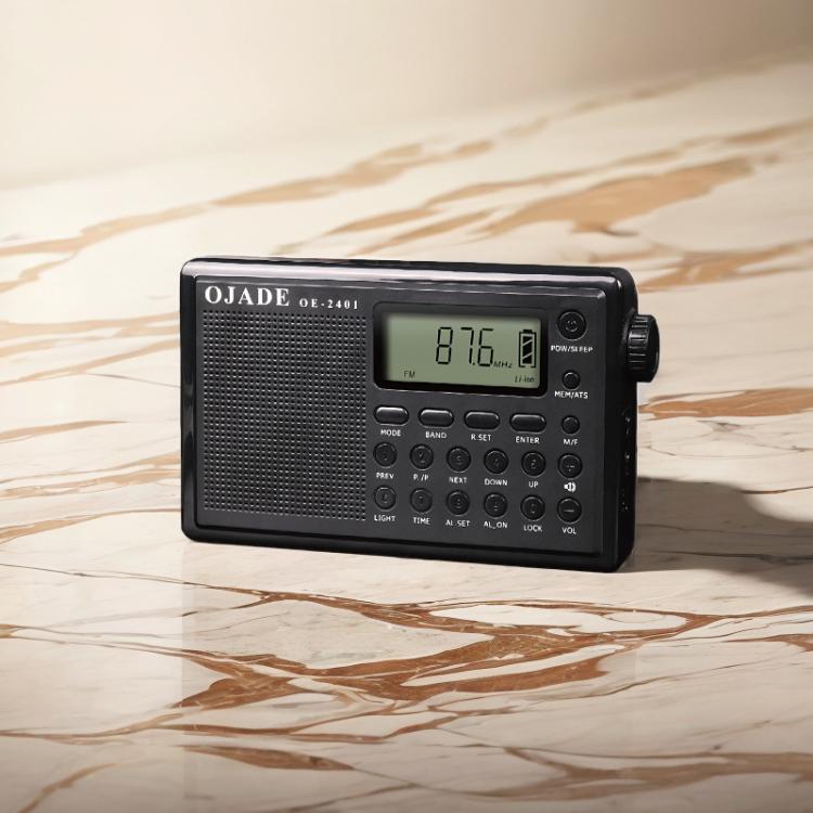 OJADE OE-2401 Full-Band Full-Channel Portable High Sensitivity Digital Display Bluetooth Stereo Radio