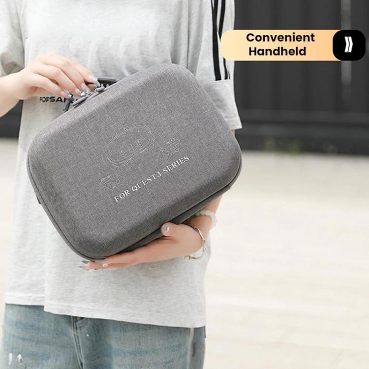 For Meta Quest 3 / 3S BKano Q3-002 VR Headset Console Storage Bag Shoulder Handheld Bag