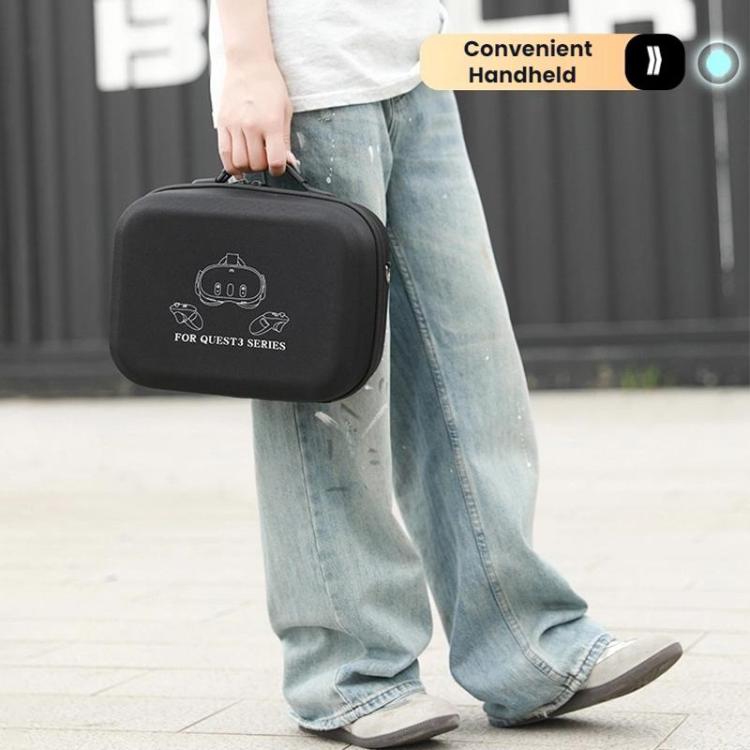 For Meta Quest 3 / 3S BKano Q3-001 VR Headset Console Storage Bag Shoulder Handheld Bag