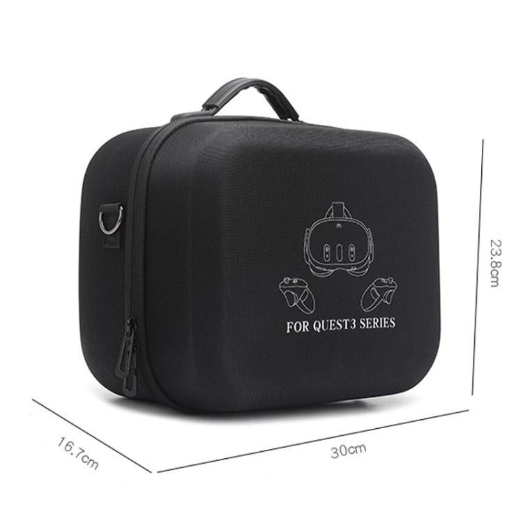 For Meta Quest 3 / 3S BKano Q3-001 VR Headset Console Storage Bag Shoulder Handheld Bag