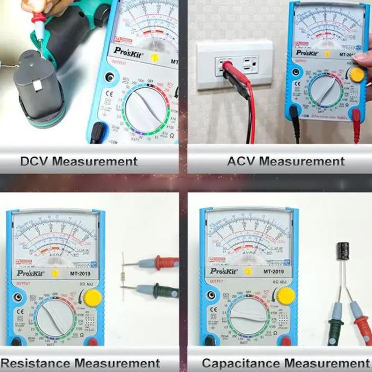 Analog Multimeter 24 Range Mechanical High Precision Universal Meter