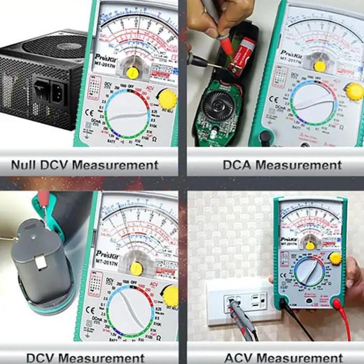 Analog Multimeter 26 Range Misoperation-Proof Burn-Proof Electrical Meter